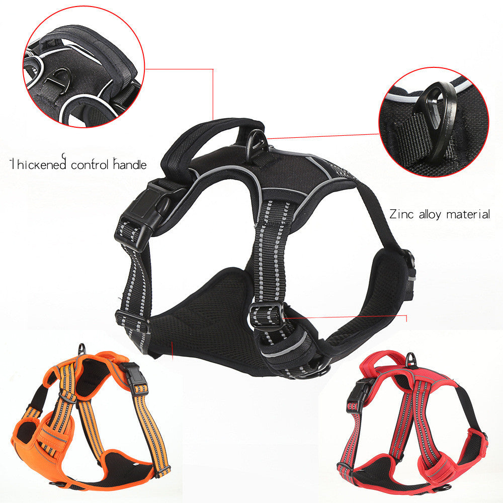 Dog Reflective Breathable No Pull Harness Vest - PawsAndPartners