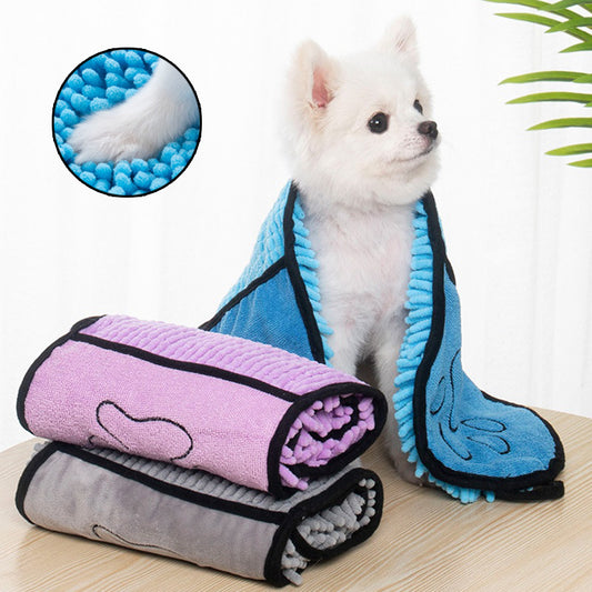 Super Absorbent Microfiber Bath Towel For Pets - PawsAndPartners