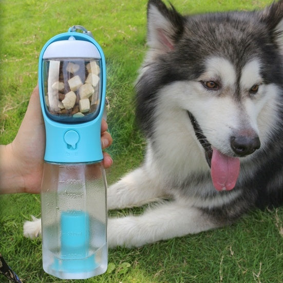 Portable Water Bottle Food Dispenser - PawsAndPartners