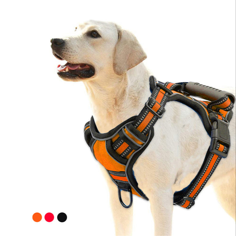 Dog Reflective Breathable No Pull Harness Vest - PawsAndPartners