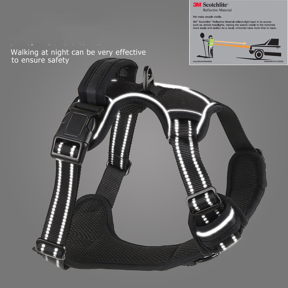 Dog Reflective Breathable No Pull Harness Vest - PawsAndPartners