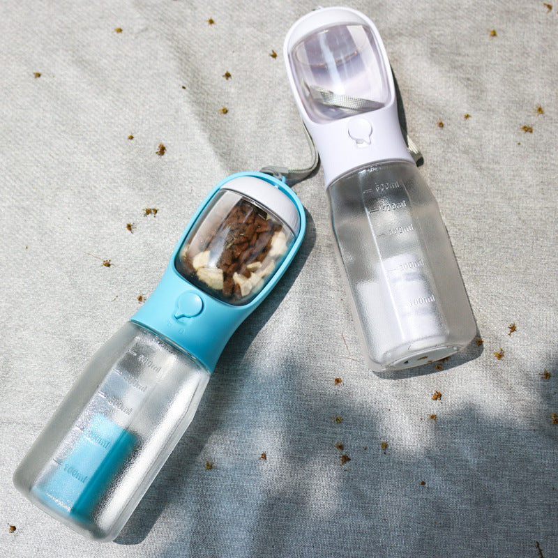 Portable Water Bottle Food Dispenser - PawsAndPartners